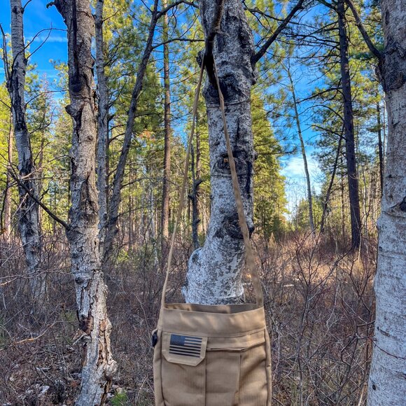 Handmade upcycled tactical crossbody bag — brand new! - Picture 4 of 4